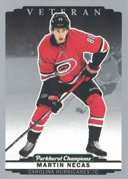 #147 Martin Necas - Carolina Hurricanes - 2022-23 Parkhurst Champions - Silver Hockey