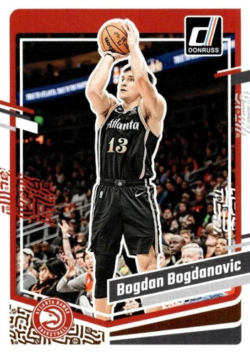 #147 Bogdan Bogdanovic - Atlanta Hawks - 2023-24 Donruss Basketball