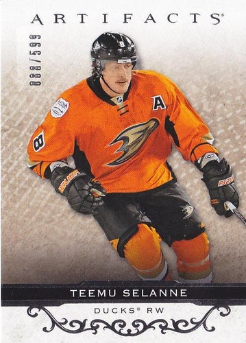#147 Teemu Selanne - Anaheim Ducks - 2021-22 Upper Deck Artifacts Hockey