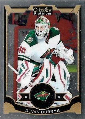 #147 Devan Dubnyk - Minnesota Wild - 2015-16 O-Pee-Chee Platinum Hockey