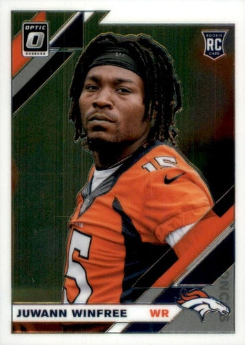 #147 Juwann Winfree - Denver Broncos - 2019 Donruss Optic Football