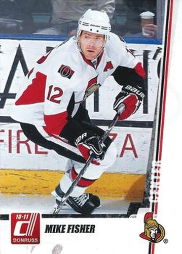 #147 Mike Fisher - Ottawa Senators - 2010-11 Donruss Hockey