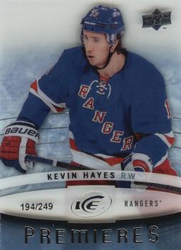 #147 Kevin Hayes - New York Rangers - 2014-15 Upper Deck Ice Hockey