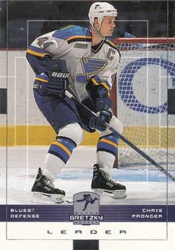 #147 Chris Pronger - St. Louis Blues - 1999-00 Upper Deck Wayne Gretzky Hockey