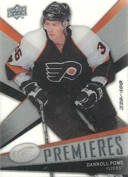 #147 Darroll Powe - Philadelphia Flyers - 2008-09 Upper Deck Ice Hockey