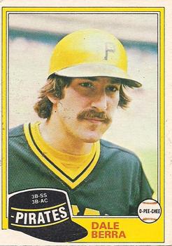 #147 Dale Berra - Pittsburgh Pirates - 1981 O-Pee-Chee - Gray Back Baseball