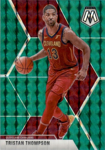 #147 Tristan Thompson - Cleveland Cavaliers - 2019-20 Panini Mosaic - Green Prizm Basketball
