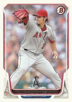 #147 C.J. Wilson - Los Angeles Angels - 2014 Bowman Baseball