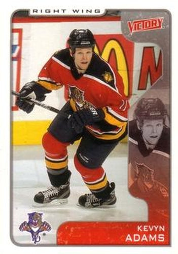 #147 Kevyn Adams - Florida Panthers - 2001-02 Upper Deck Victory Hockey