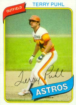 #147 Terry Puhl - Houston Astros - 1980 Topps Baseball