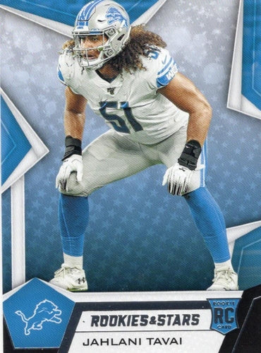 #147 Jahlani Tavai - Detroit Lions - 2019 Panini Rookies & Stars Football
