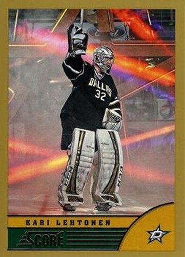 #147 Kari Lehtonen - Dallas Stars - 2013-14 Score - Gold Hockey