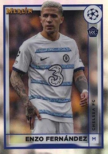 #147b Enzo Fernández - Chelsea FC - 2022-23 Merlin Chrome UEFA Club Competitions Soccer