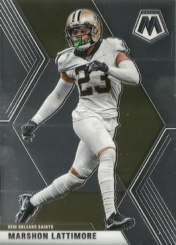 #148 Marshon Lattimore - New Orleans Saints - 2020 Panini Mosaic Football