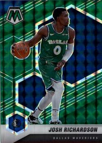 #148 Josh Richardson - Dallas Mavericks - 2020-21 Panini Mosaic - Mosaic Green Basketball