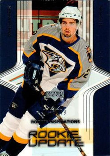 #148 Dan Hamhuis - Nashville Predators - 2003-04 Upper Deck Rookie Update Hockey