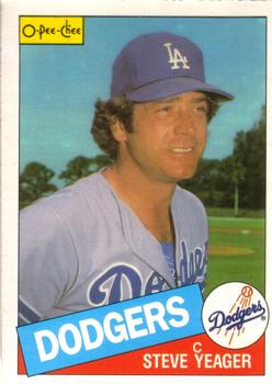 #148 Steve Yeager - Los Angeles Dodgers - 1985 O-Pee-Chee Baseball