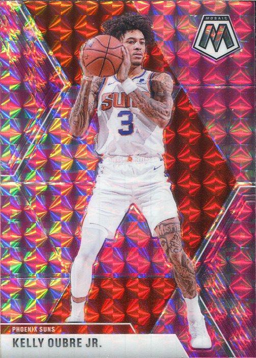 #148 Kelly Oubre Jr. - Phoenix Suns - 2019-20 Panini Mosaic - Camo Pink Basketball