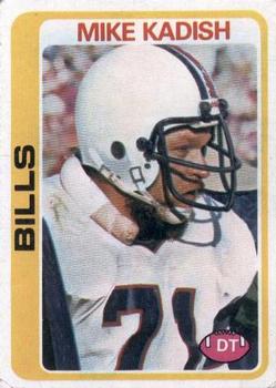 #148 Mike Kadish - Buffalo Bills - 1978 Topps Football