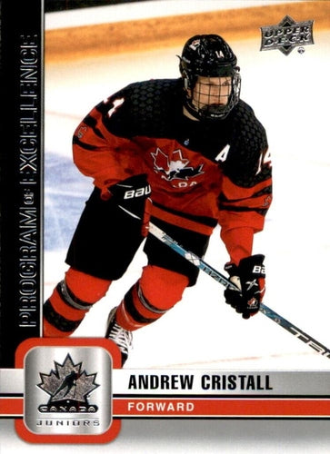 #148 Andrew Cristall - Canada - 2023 Upper Deck Team Canada Juniors Hockey