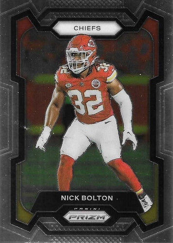 #148 Nick Bolton - Kansas City Chiefs - 2023 Panini Prizm Football