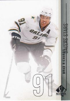 #148 Brad Richards - Dallas Stars - 2010-11 SP Authentic Hockey