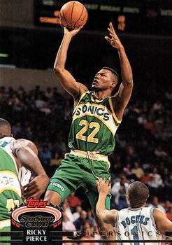 #148 Ricky Pierce - Seattle SuperSonics - 1992-93 Stadium Club Basketball
