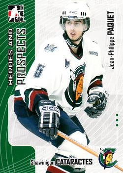 #148 Jean-Philippe Paquet - Shawinigan Cataractes - 2005-06 In The Game Heroes and Prospects Hockey