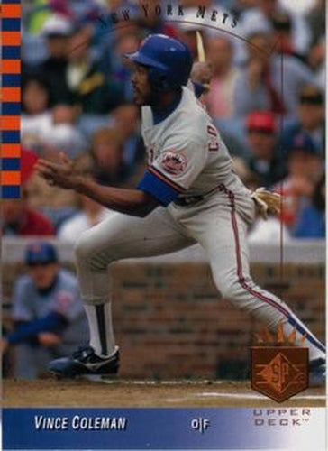 #148 Vince Coleman - New York Mets - 1993 SP Baseball