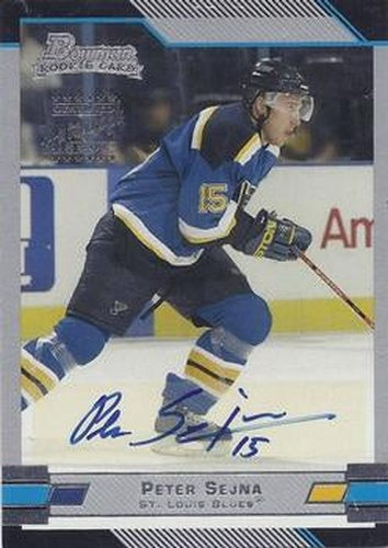 #148 Peter Sejna - St. Louis Blues - 2003-04 Bowman Draft Picks and Prospects Hockey