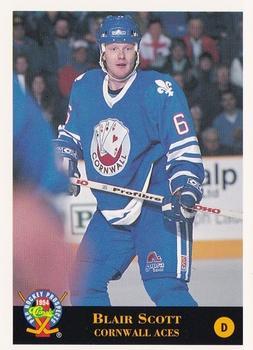 #148 Blair Scott - Cornwall Aces - 1994 Classic Pro Hockey Prospects Hockey