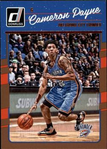 #148 Cameron Payne - Oklahoma City Thunder - 2016-17 Donruss Basketball