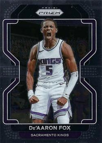#148 De'Aaron Fox - Sacramento Kings - 2021-22 Panini Prizm Basketball