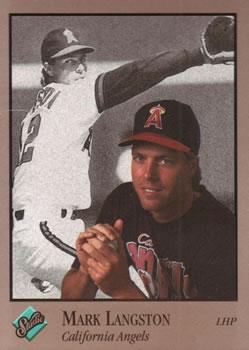 #148 Mark Langston - California Angels - 1992 Studio Baseball