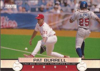 #148 Pat Burrell - Philadelphia Phillies - 2001 Stadium Club Baseball