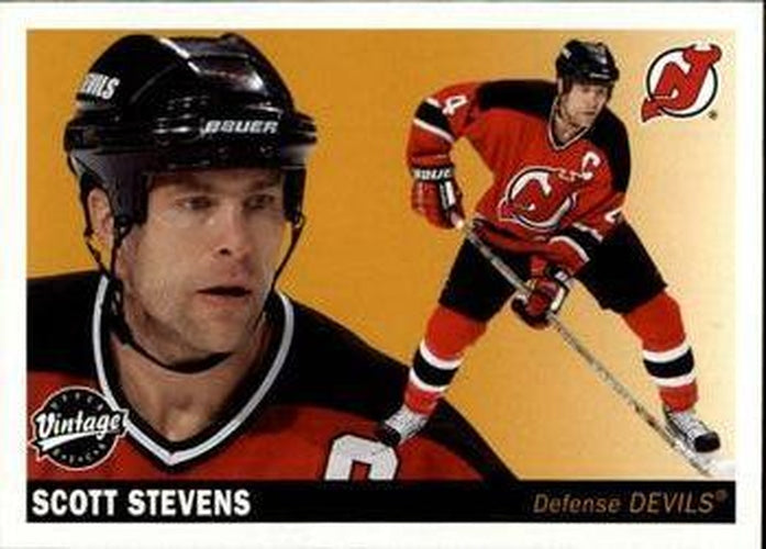 #148 Scott Stevens - New Jersey Devils - 2002-03 Upper Deck Vintage Hockey