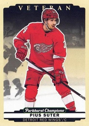 #148 Pius Suter - Detroit Red Wings - 2022-23 Parkhurst Champions Hockey