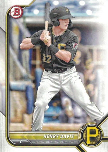 #BP-148 Henry Davis - Pittsburgh Pirates - 2022 Bowman - Prospects Baseball