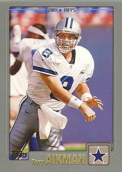 #148 Troy Aikman - Dallas Cowboys - 2001 Topps Football