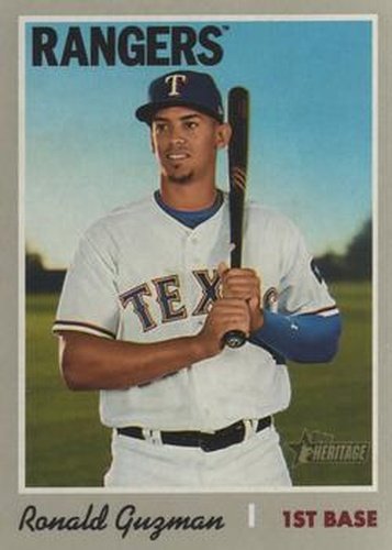 #148 Ronald Guzman - Toronto Blue Jays - 2019 Topps Heritage Baseball