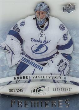 #148 Andrei Vasilevskiy - Tampa Bay Lightning - 2014-15 Upper Deck Ice Hockey