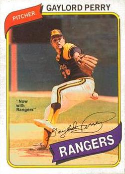 #148 Gaylord Perry - Texas Rangers - 1980 O-Pee-Chee Baseball