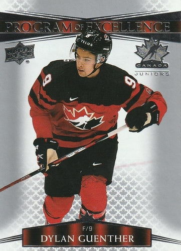 #148 Dylan Guenther - Canada - 2022-23 Upper Deck Team Canada Juniors Hockey