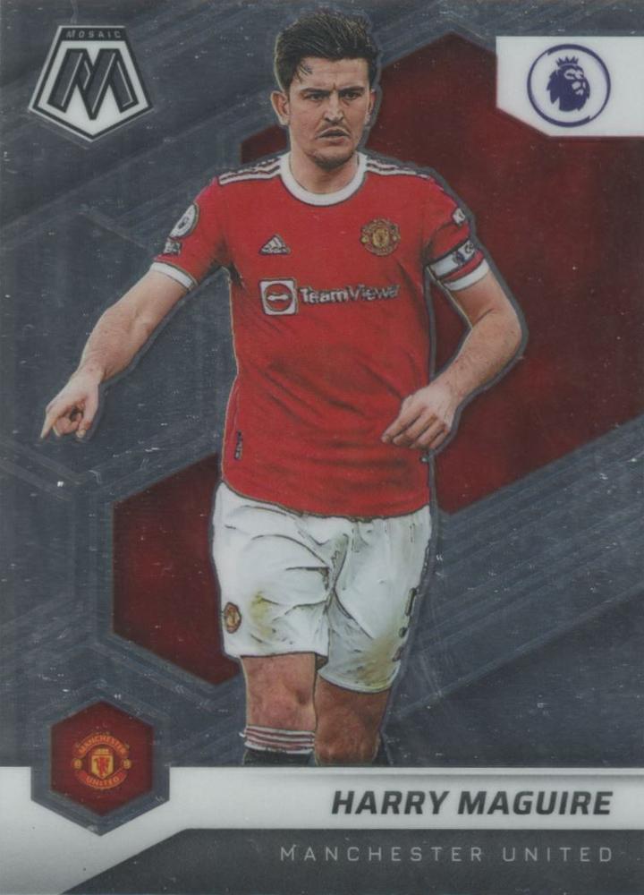 #148 Harry Maguire - Manchester United - 2021-22 Panini Mosaic Premier League Soccer