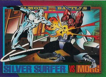 #148 Silver Surfer / Morg - 1993 SkyBox Marvel Universe