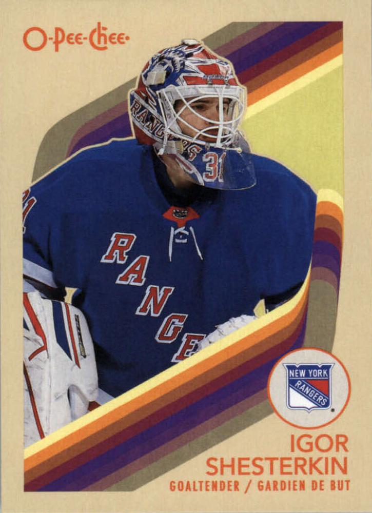 #148 Igor Shesterkin - New York Rangers - 2023-24 O-Pee-Chee - Retro Hockey