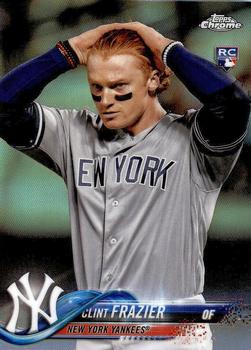 #148b Clint Frazier - New York Yankees - 2018 Topps Chrome Baseball