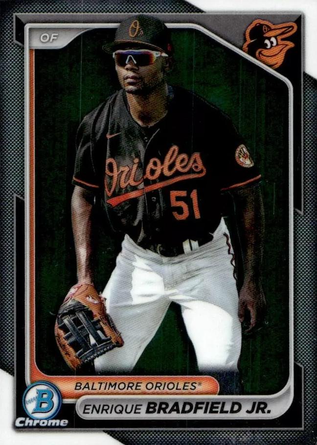 #BCP-149 Enrique Bradfield Jr. - Baltimore Orioles - 2024 Bowman - Chrome Prospects Baseball