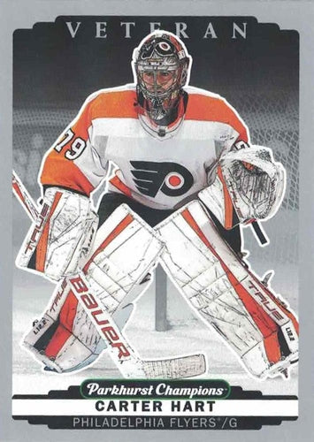 #149 Carter Hart - Philadelphia Flyers - 2022-23 Parkhurst Champions - Silver Hockey