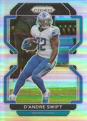 #149 D'Andre Swift - Detroit Lions - 2021 Panini Prizm - Silver Football